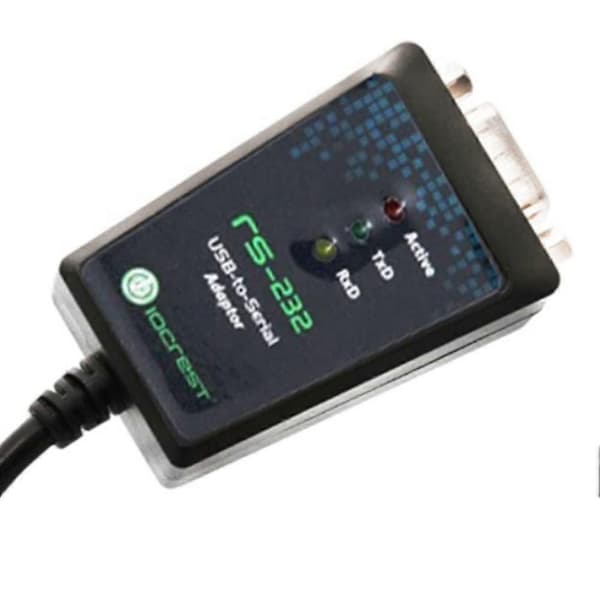 Iocrest USB 2.0 til seriel -232 Db9 9-bens adapterkonverterkabel Chipset længde 1m USB til Rs232 Supp