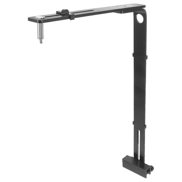 Metal Akvarielys Stand Fisketank Lys Stående Støtte Akvarielys Holder Lysbeslag Sort