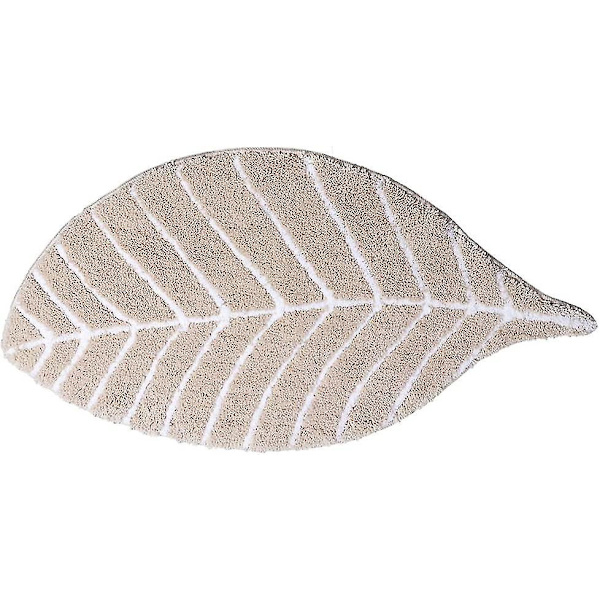 Tflycq Søt Dørmatte for Barn - Absorberende Baderomsmatter i Mikrofiber - Dørmatte Teppe Gulvmatte, Bladform