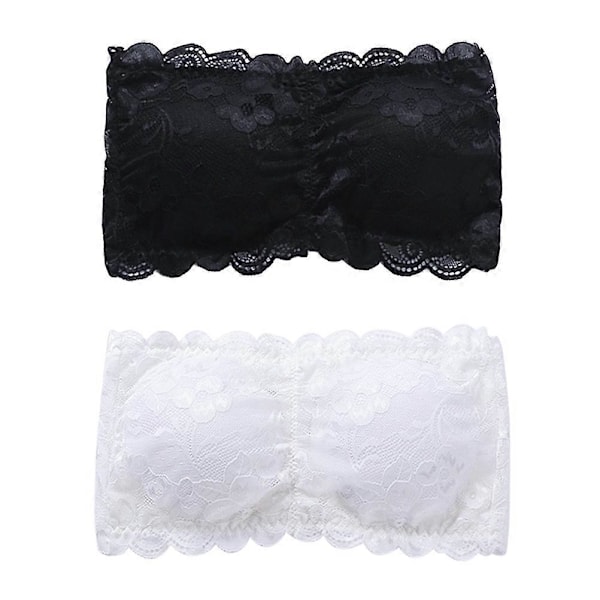2 stk. Mote Stroppeløs Bralette Blonde Tube Topper BH for Kvinner, Damer og Jenter