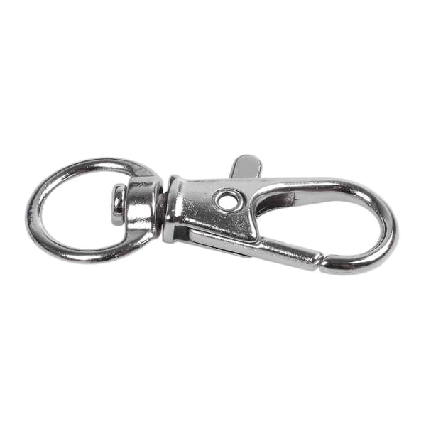 30 stk. Metalspænde Svirvel Trigger Clips Snap Hooks Nøglering Tasker Diy Håndværk Sølv