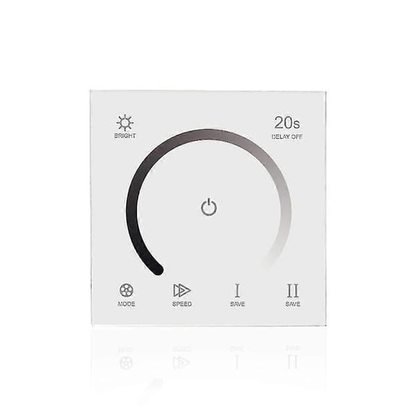 86 Sty Touch Panel Switch Dc12v 24v Kontroller Ljusdimmer Enkelfärgad/ct/rgb/rgbw Led Strip Vägg