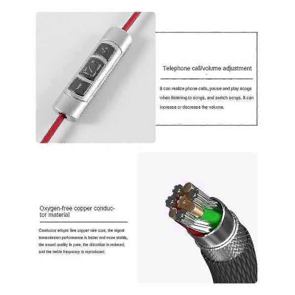 Reservedeler Lydkabel For Momentum Hodetelefoner Bluetooth Ledning Hodetelefoner Kobling Lydkabel Med
