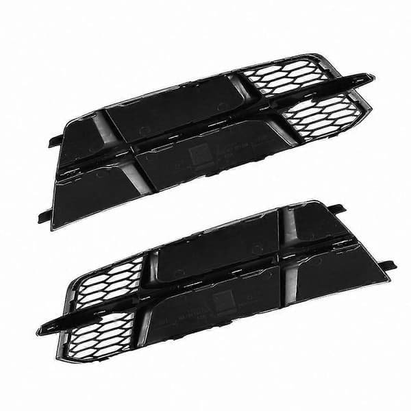 Bil Krom Front Nedre Støtfangerdeksel Tåkelys Grill Lav Side Lampe For- A6 S-line 2016-2018