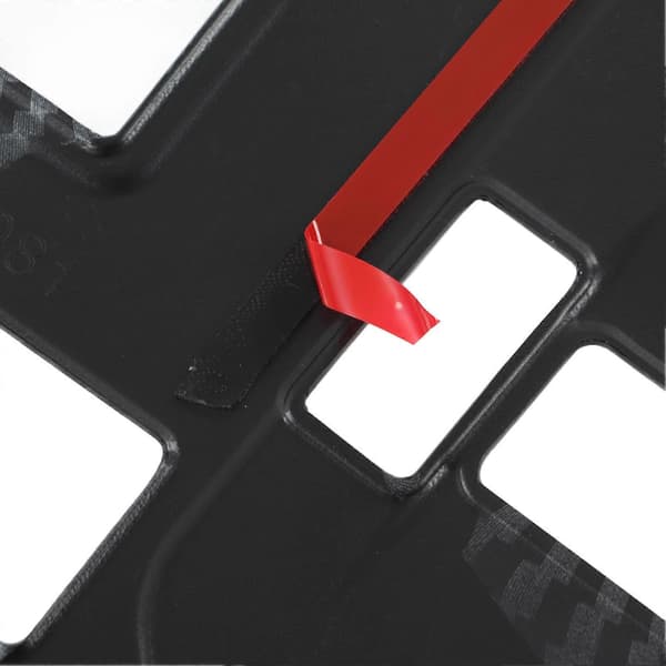Bil Senterkonsoll Girpanel Trim Klistremerke Blank Karbonfiberstil Erstatning for Highlander 2022+ LHD