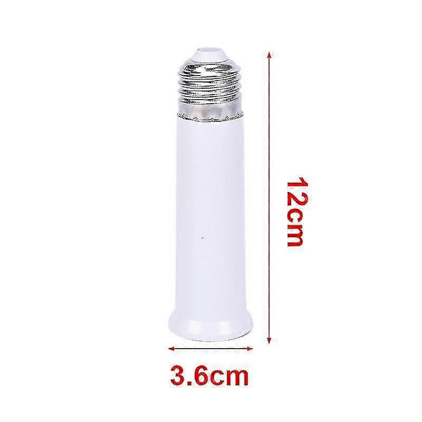 E27 Til E27 Forlenger Lampebase Konverter LED Lysbase Utvider Lampesokkel Tw