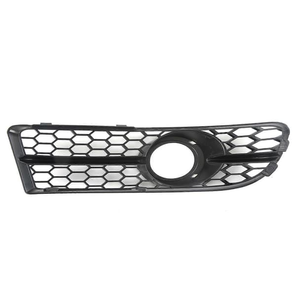 1 Par Front Tåkelys Grillramme 8E0807681F Blank Svart Tåkelysdeksel Erstatning for A4 B7 S4 2005?2008