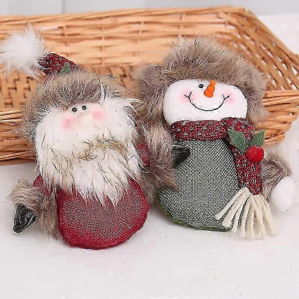 Mini Julgransprydnad, Juldekoration för Festlig Stämning Snowman