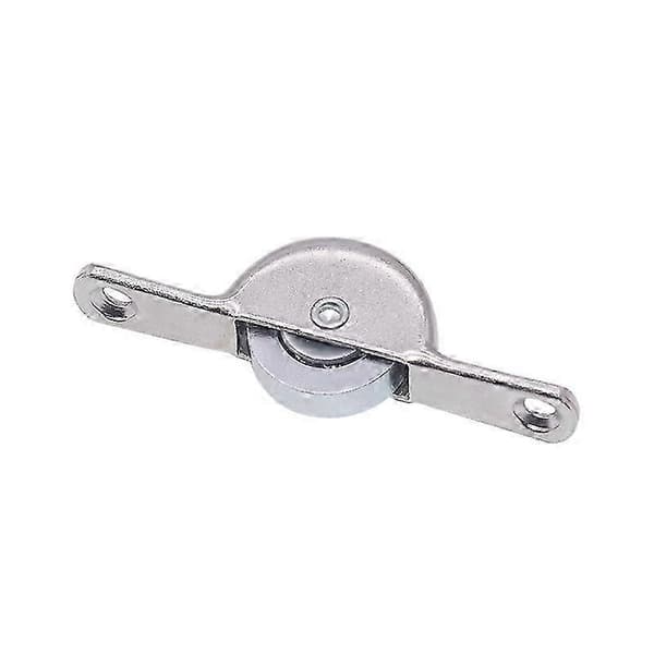 10 stk. sourcing map Møbler Garderobe Skyvedør Rull 1.8\" (46mm) Hullavstand Sølvfargetone