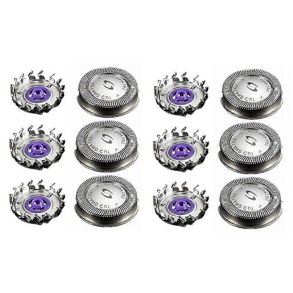 6 stk. Hq56 Erstatningshode Barberblad For Barbermaskin Hq3 Hq4 Hq55 Hq56 Hq6900 Hq6868 Hq5812 Hq6874 Raz