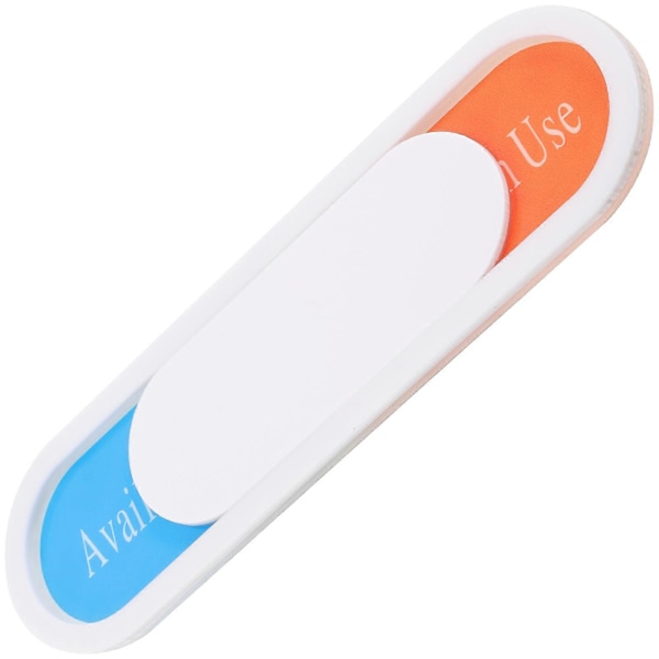 Skilt for Ledig/Opptatt med skyvefunksjon for hjemmekontor, hoteller, sykehus, toalett