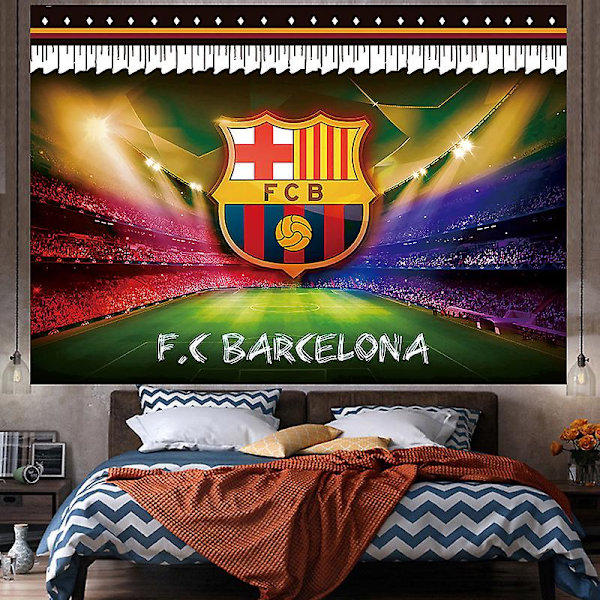 Fodboldstjerne Baggrund Neymar Europa League Dekorativt Klæde Tibetansk VM Hængeklæde style 1 150x110cm