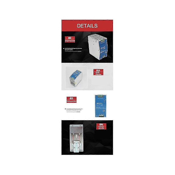 Ndr-240-24 Ultra Tynd Din Skinne Monteret 24v 10a Til Industriel Drev Elektrisk Kabinet S