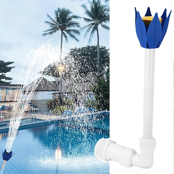 Pool Blomst Vandfald Fontæne Justerbar Udendørs Overjordisk Nedgravet Swimmingpool Sprinkler Spray Enhed Pool Tilbehør iang