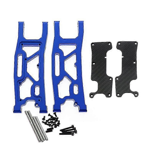Aluminium Bakre Fjæringsarm Med Karbonfiberdeksel For 1/8 Sledge 95076-4 Rc Bil Oppgraderingsdeler A