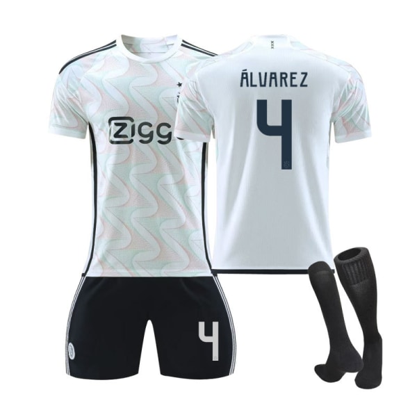 23-24 Ajax Borta #4 ALVAREZ Shirt Training Kit L