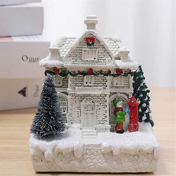 Jule Scene Landsby By Sne Landsby LED Lys Dekoration B