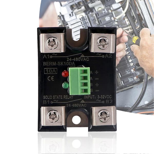 BERM-SK40DA 40A AC 3-32V Input Enkeltfaset Solid State Relæ DC til AC Regulator