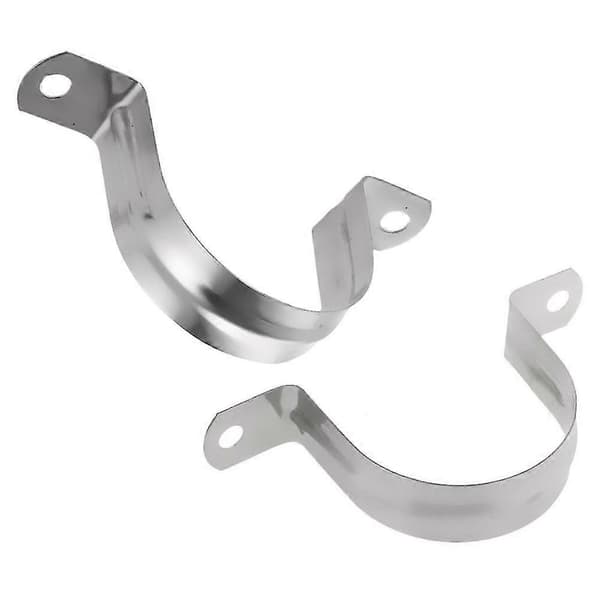 4 Rustfrie Stål U-formede Rørklemmer, Halv Rør Til Rørfittings Rørklemme -80mm