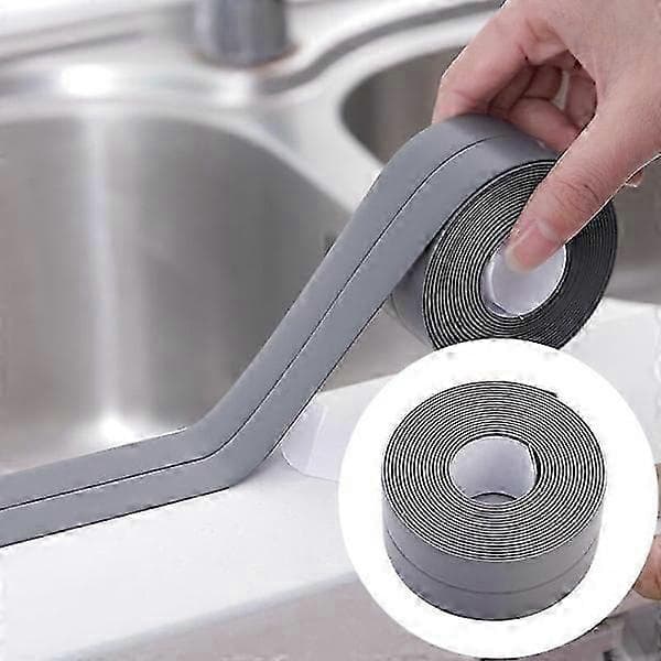 Forseglingstape til køkken og badeværelse / Tape (22 mm x 3,2 m) - Grå