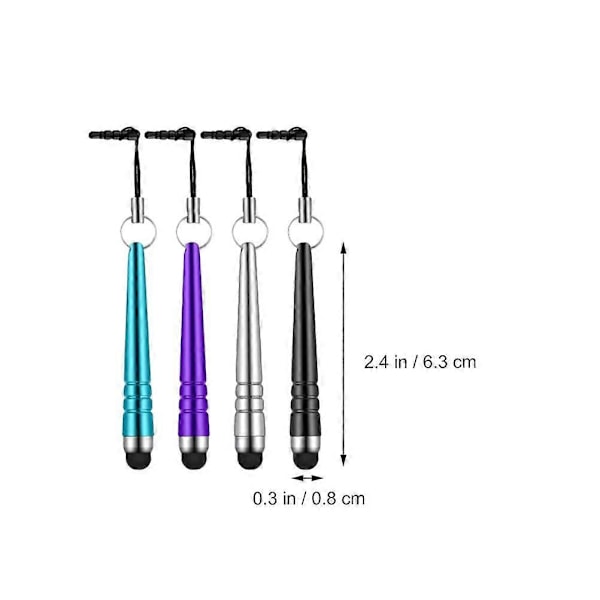 40 st Basebollträ Kondensator Pennor Stylus Pennor Mångsidig Kapacitiv Stylus