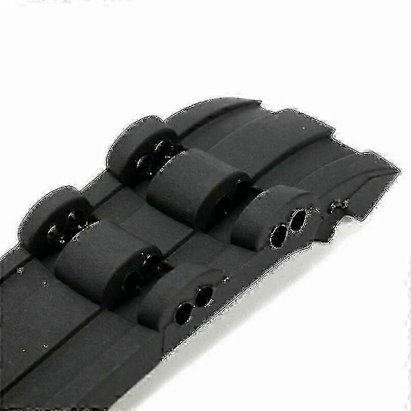 26mm Svart Gummiklockarmband För Invicta Pro Diver Collection ChronographP2021122445