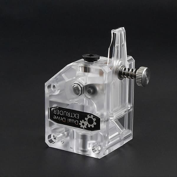 Dual Gear Ekstruder 3D Printer Ekstruder Fleksibel Klar Plast Deceleration Ekstruder Dual Driver Feed til Ender 3/5 til CR10S Printertilbehør