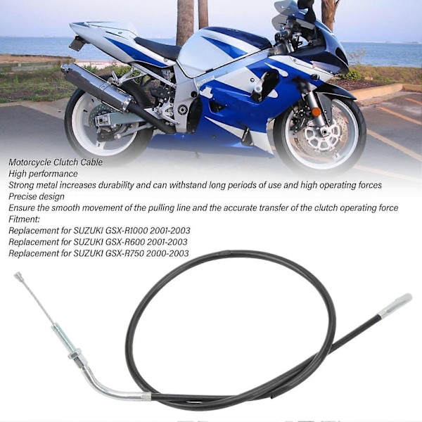 Moottoripyörän kytkinvaijeri, korkean tarkkuuden moottoripyörän kytkinvaijerin linjan korvaus SUZUKI GSXR1000 GSXR600 GSXR750 -malleille