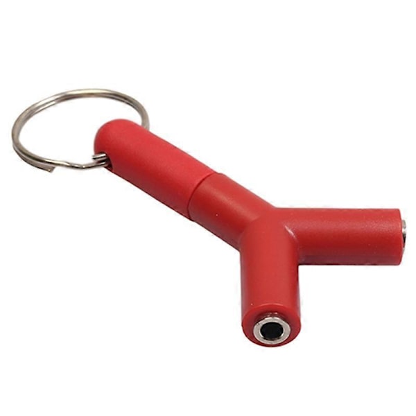 3,5 mm Øretelefon Hodetelefon Audio Splitter Hann til 2 Hunn Y Form Stereo Adapter