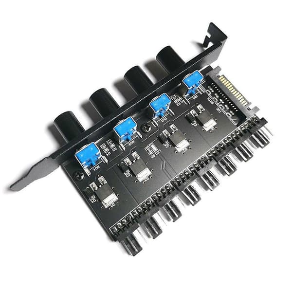 PCI Chassis Blæserhastighedsregulator Køleblæser Temperaturregulerende Guvernør til SATA Interface Hub Varmeafledning Computer Temperaturkontrol Switch