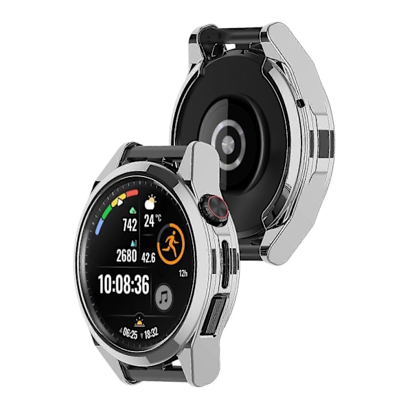 Skärmskyddsfodral för Watch Gt Runner, härdat glas, elektropläterad halvskyddande