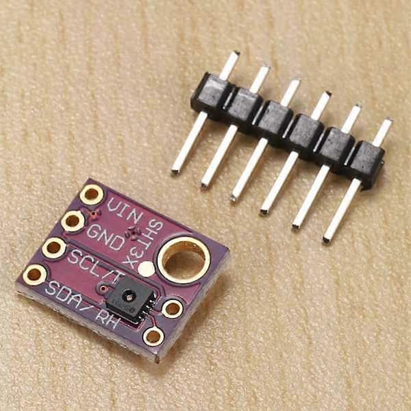 Sht31 Temperatur Sht31-d Fugtighedssensor Modul Microcontroller Iic I2c Breakout Vejr 3v 5v Com