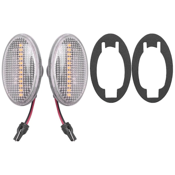 2 stk. LED Bil Side Markeringslys Blinklys For - Smart W450 W452 A-klasse W168 Vito W639 W447