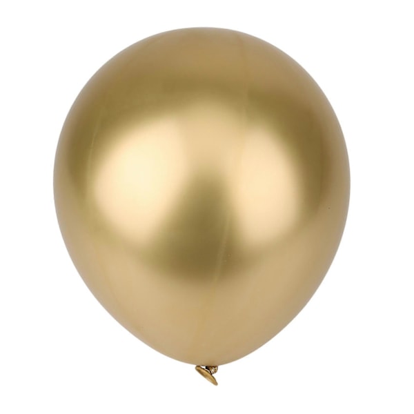 Hvidguld Ballon Guirlande Bue Guld Prik Chrome Metallisk Latex Ballon