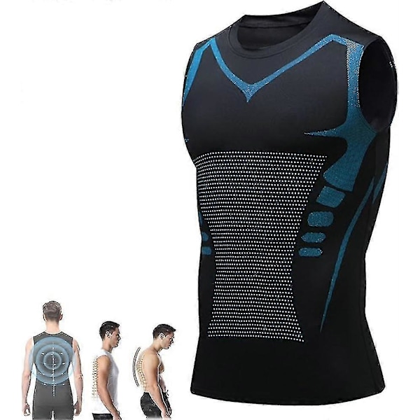 Menionic Tourmaline Posture Corrector Vest, Menionic Tourmaline Posturecorrector Vest, Posture Correc BLACK B L