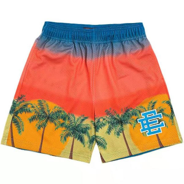 EE Shorts rento koripallo urheiluhousut rantashortsit red M