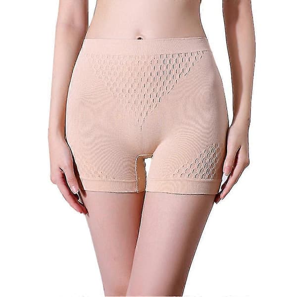 Damer Butt Lift Under Shorts Underkläder Säkerhetsshorts Skin Color M