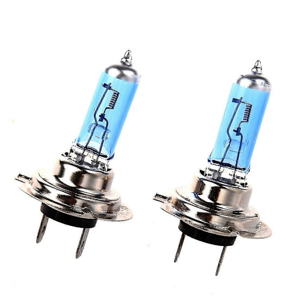 Bil LED Lampe - 2 stk. Kit H7 6000k Xenon Gass Halon Lampe H7 Pærer 100w 24v Super Lys