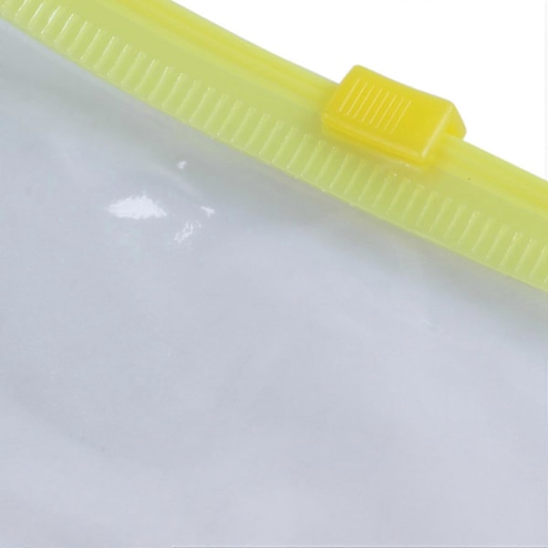 5 st Vattentäta Transparenta Plastfickor A4 Dokument Papper Dragkedja Mappar