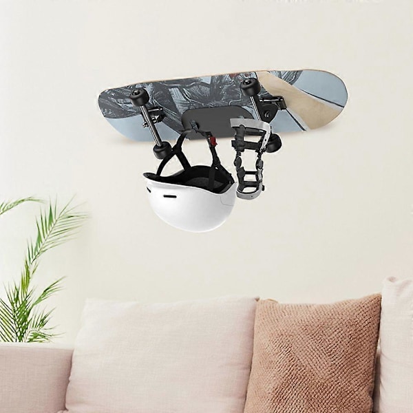 Skateboard Vægbeslag Holder Opbevaringsstativ Universal Nem at Installere Snowboard Longboard Væghænger Display Beslag