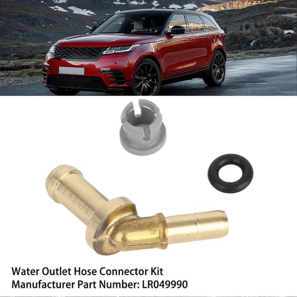 Vannutløpsslangekoblingssett LR049990 Kobbererstatning for Range Rover