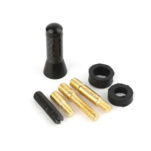 3,5 cm Kolfiber Skruv Aluminium Bil Kort Dekorationsantenn Universal
