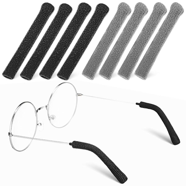 4 st Glasögon Öron Grepp Stretchy Glasögon Kuddar Stickade Glasögonhållare Universella Öronkuddar Glasögon Armskydd