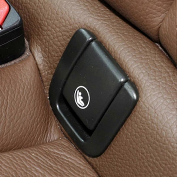 2x Bilbaksäte Isofix-skydd Barnstol För V60 V90 Xc40 Xc60 S60 S90 Bilbaksäte Isofix-skydd Svart