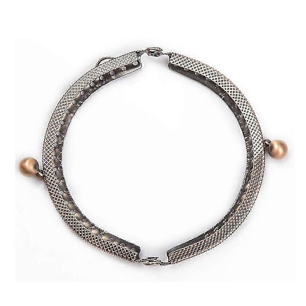 5-osainen metallinen lompakon kehys, suukkolukko, tee-se-itse kolikkolaukku, käsin ompelu, 8,5 cm