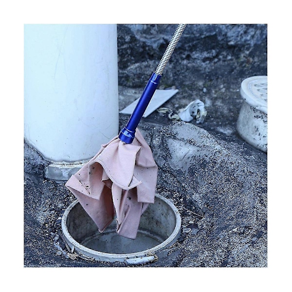 Fleksibel magnet 4-klo LED-lys magnetisk lang fjedergribeværktøj bilreparationsfanger toiletgadget kloak