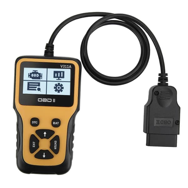 OBD2 Scanner Multifunktionellt Diagnostikverktyg Bilmotoranalysator DC12V Universell för Bil