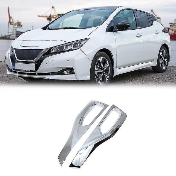 For Leaf Ze1 2018 2019 2020 2021 2022 Krom Front Tåkelys Lampe Deksel Trim Tåkelysramme Dekor