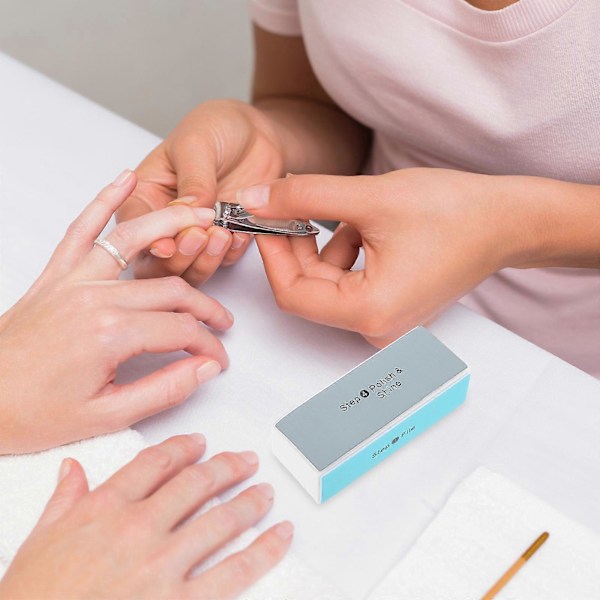 3 stk. Manikyrefiler Neglepoleringsblokker Kreative neglefiler DIY Neglekunstverktøy Tilfeldig farge