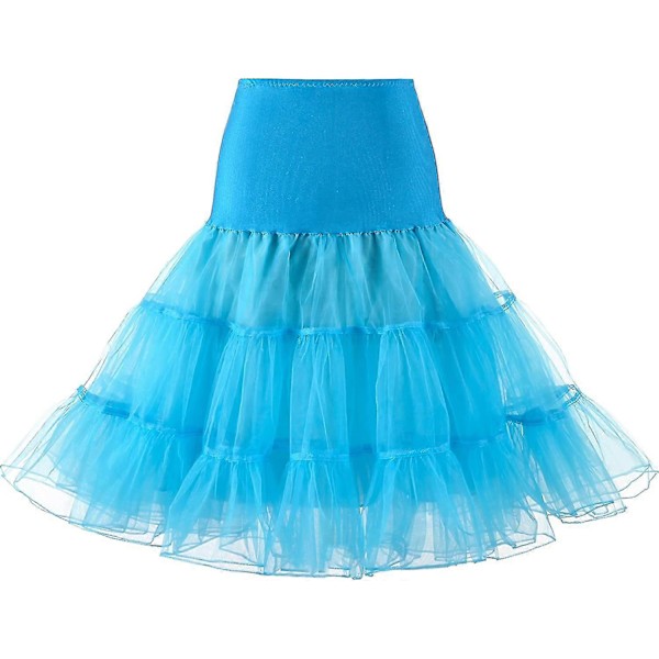 Elastisk chiffon underkjole til kvinder, puffet tutu tylskørt, prinsesse balletdans pettiskirts S-2xl Style2 M